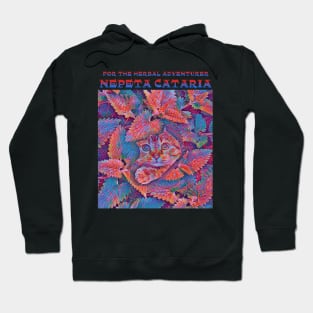 Cats on Catnip-psychedelic Hoodie